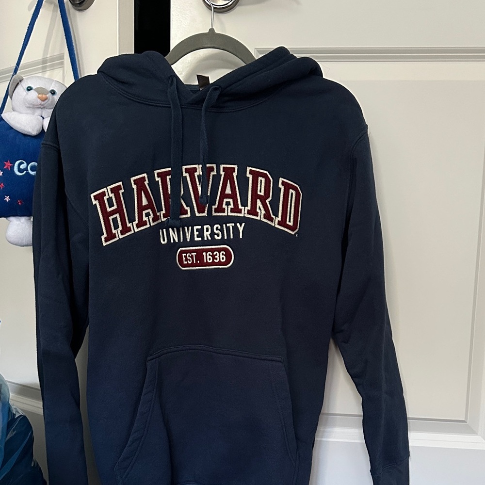 Harvard University Navy Blue Hoodie